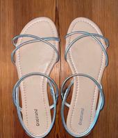 Silberne Sandalen Gr. 38 klassisch schön NEU Graceland Hamburg - Altona Vorschau