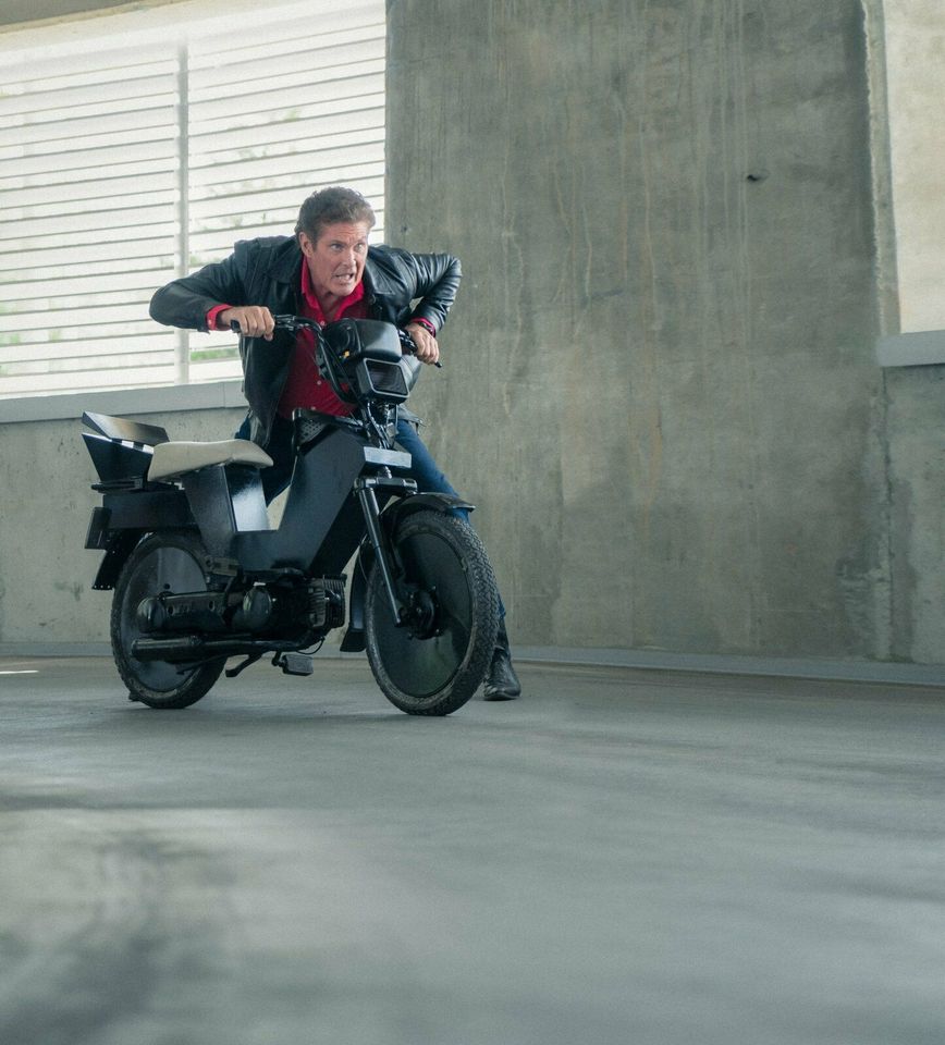 Mofa aus „Moped Rider“ signiert von David Hasselhoff in Hamburg