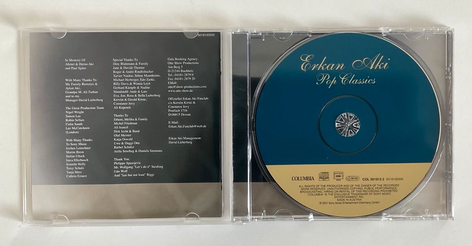 CD von Erkan Aki „Pop Classics“ in Uettingen