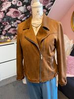 Bikerjacke Wildleder Optik Niedersachsen - Uelsen Vorschau
