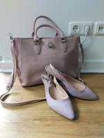 Handtasche in altrosa Farbe und die passende Schuhe dazu 41 Kiel - Gaarden Vorschau