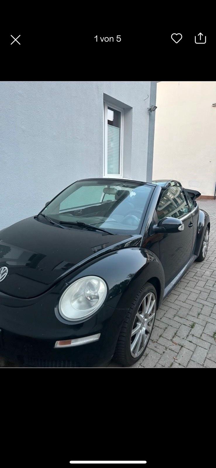 Abbildung des Autos Vw beetle Cabrio