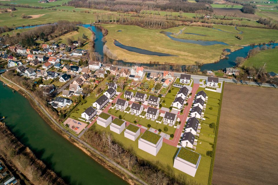 Neubau-Reihenhaus mit großer Garage - kurzfristig im neuen zu Hause in Hamm-Werries! in Hamm