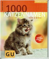 GU 1000 Katzennamen   von A-Z Niedersachsen - Oldenburg Vorschau