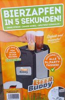 Beer Buddy, Bierzapfanlage 5L Partyfass Sachsen-Anhalt - Oschersleben (Bode) Vorschau