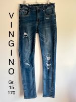 **VINGINO** Skinny Jeans -Anzio- destroyed Löcher Gr. 15/ 170 top Mecklenburg-Vorpommern - Klütz Vorschau