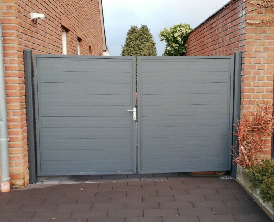 Sonderpreis ! Gartenzaun Aluminium Sichtschutz Zaun Alu Zaun in Grevenbroich