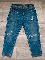 Carhartt - W‘ Domino Ankle Pant - dunkelblaue ripped Jeans Gr. 27 Pankow - Prenzlauer Berg Vorschau