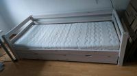 Flexa Classic Bett aus Holz in mattweiß mit Ausziehbett Köln - Immendorf Vorschau