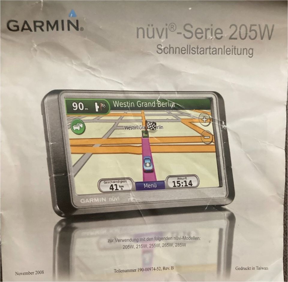 GARMIN Navi - nüvi - Serie 205W in Dortmund