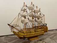 Segelschiff zur Dekoration aus Holz, aufwändiger Hobby Eigenbau Hessen - Hessisch Lichtenau Vorschau