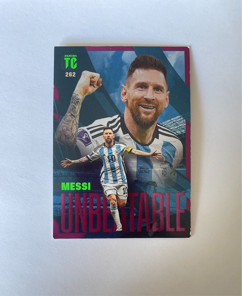 Lionel Messi Unbeatable Royal Purple #262 Panini Top Class 2023 in Lüneburg