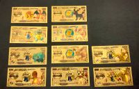 10 Pokémon goldene Karten / Banknoten / Gold / pikachu, glumanda, Nordrhein-Westfalen - Wesseling Vorschau