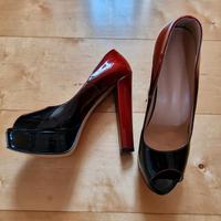 High Heels Pumps Peeptoes Plateau zweifarbig Gr 41/42 - neuwertig Baden-Württemberg - Nehren Vorschau