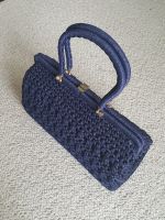 Handtasche mit Henkeln in tiefblau, ca. 30x12x18 cm (LxBxH) Baden-Württemberg - Karlsruhe Vorschau