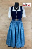 tolles Samtdirndl blau Gr. 32 34 36 38 40 42 44 46 48 50 Dirndl Bayern - Zwiesel Vorschau