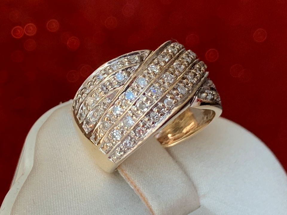 Brillantring 585 Gold 14K Solitär 0,55Ct Diamant Verlobungsringe in Berlin