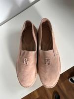 Tommy Hilfiger Espadrilles  41 echtes Leder Rose Nude top Plateau Sachsen - Lampertswalde bei Großenhain Vorschau