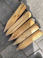 5 Stück Holz Pflock 6x30cm für Garten Bayern - Gröbenzell Vorschau