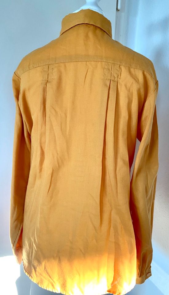 70er Jahre Hemd Bluse Senfgelb Mustard Vintage S in Stuttgart