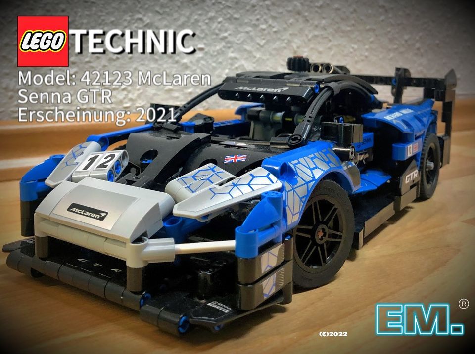 LEGO Technic 42123 McLaren Senna GTR Rennwagen Technik Auto in Ellwangen (Jagst)