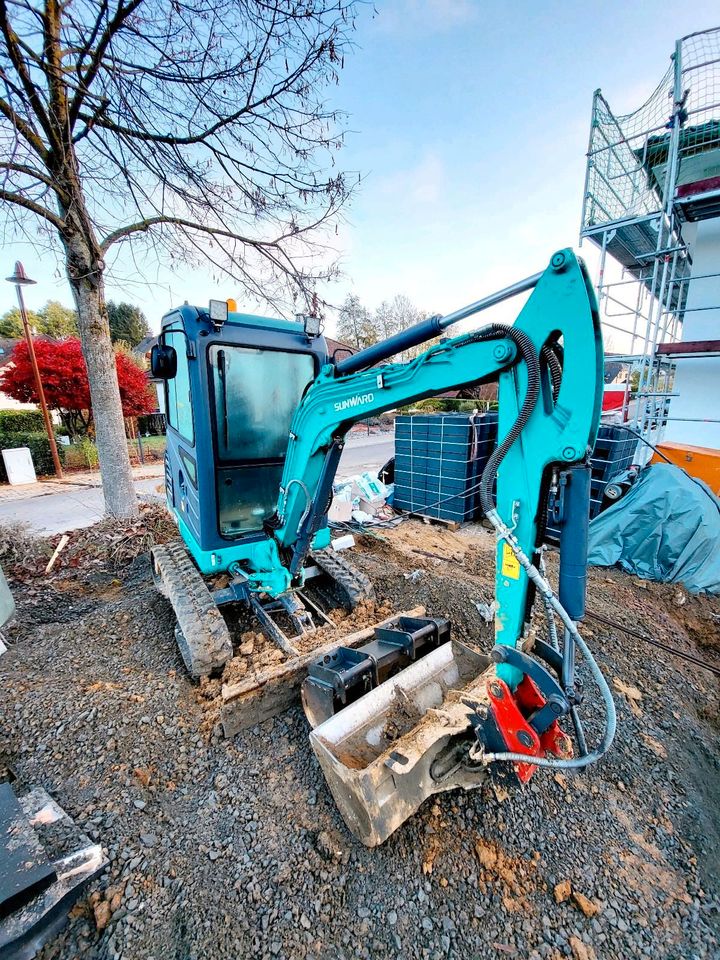 Baggerarbeiten Erdarbeiten ✅ Aushub Bagger mit Fahrer mieten in Bendorf