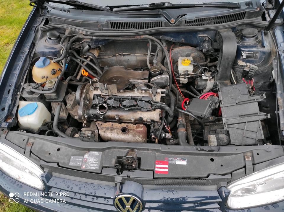 Volkswagen Golf 4 **MOTORSCHADEN** Ersatzteile Spender in Schwichtenberg