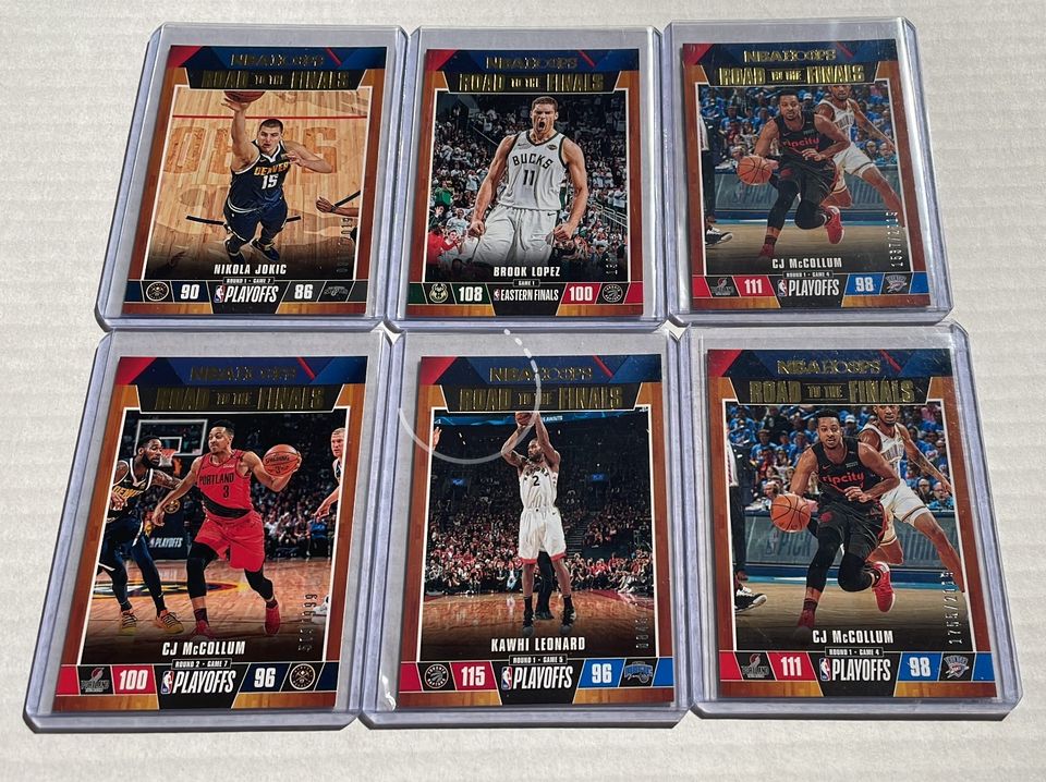 NBA Road to Finals Numbered Trading Cards in Karlstein