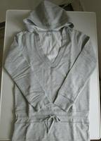 Sweatshirt Kapuze Grau Gr. XS Damen Hoodie V-Ausschnitt Long Pull Nordrhein-Westfalen - Beverungen Vorschau