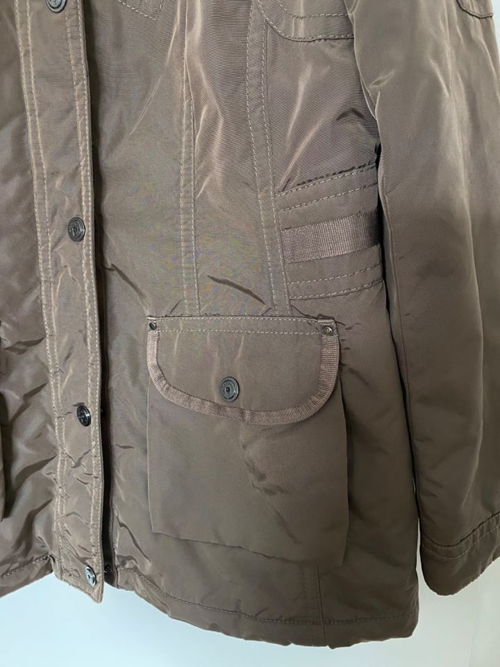 FUCHS SCHMITT Outdoor Jacke Größe 38 graubraun in Mittenwald