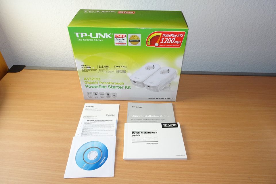 Powerline TP-Link TL-PA8010P KIT OVP in Karlsruhe