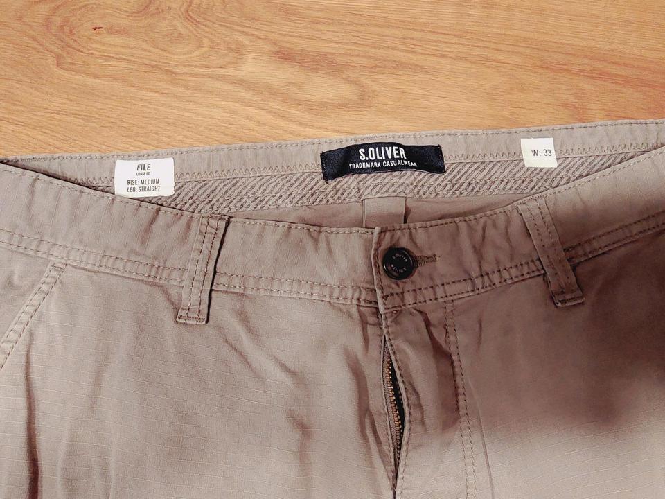 s.Oliver Herren Shorts, Bermuda, beige, Gr 33/XL XXL in Hutthurm