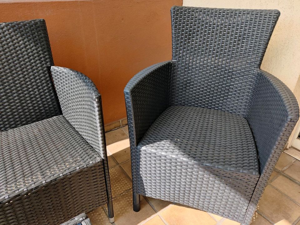 Balkonset Gartentisch Gartenmöbel Gartenstuhl Gartenbank Sofa NEU in