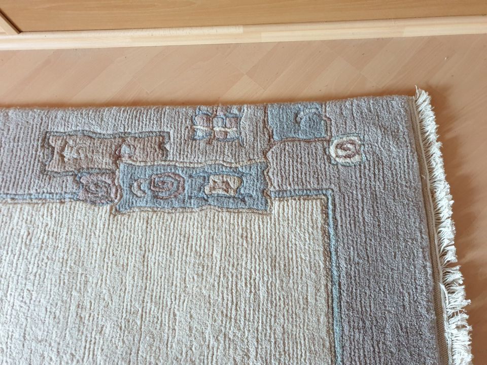 Teppich Schurwolle 1,75 x 2,57 wie neu geknüpft Wolle eckig in Bremen