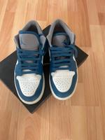 air jordan 1 low true blue/cement grey/white Bayern - Karlsfeld Vorschau