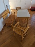 Vollholz Kindersitzecke mit Tisch und Sitzbank mit Truhe Baden-Württemberg - Langenargen Vorschau