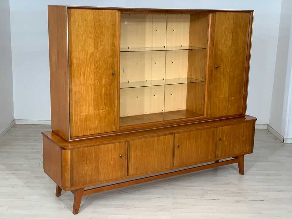 MID CENTURY HIGHBOARD SCHRANK WOHNZIMMERSCHRANK VINTAGE in Berlin