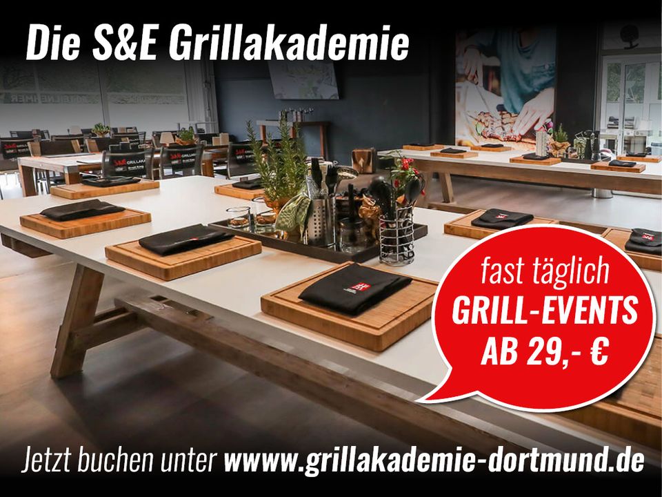 S&E Backkurs Bronze 'Pizza aus Napoli' Grill-Schule BBQ in Dortmund
