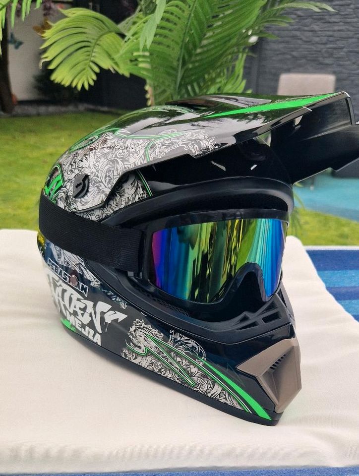 Motocross/Mountainbike Helm Größe XL in Mönchengladbach