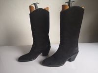 Damen Schuhe Stiefel Boots Chloé Gr 41 schwarz Veloursleder Nordrhein-Westfalen - Erkrath Vorschau