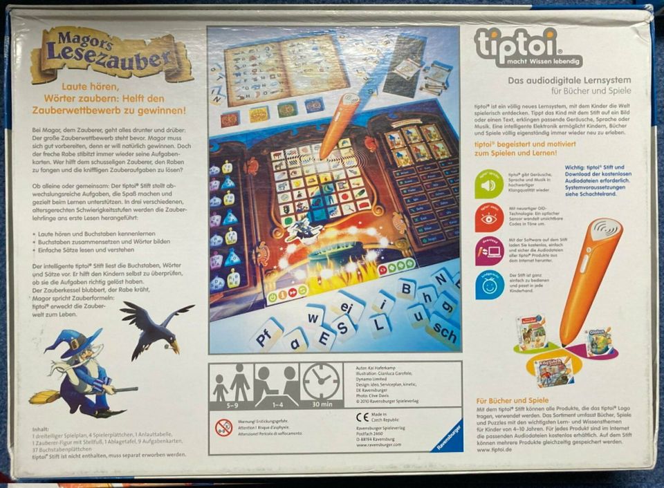 Tiptoi Logikland, Magors Lesezauber, Zahlenroboter, Puzzle, Büche in Bad Friedrichshall