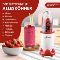 GOURMETmaxx Smoothie Maker & Standmixer 4tlg. Set - 250W Hessen - Groß-Rohrheim Vorschau