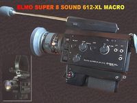 ELMO Super-8-Tonfilm-Camera "612 S-XL Macro". Sachsen-Anhalt - Arendsee (Altmark) Vorschau