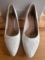 Brautschuhe, Hochzeitsschuh, Spitze, ivory , Hochzeit WIE NEU Niedersachsen - Salzgitter Vorschau