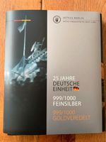 25 Jahre Deutsche Einheit 999/1000 Feinsilber+Ring Gold veredelt Nordrhein-Westfalen - Frechen Vorschau