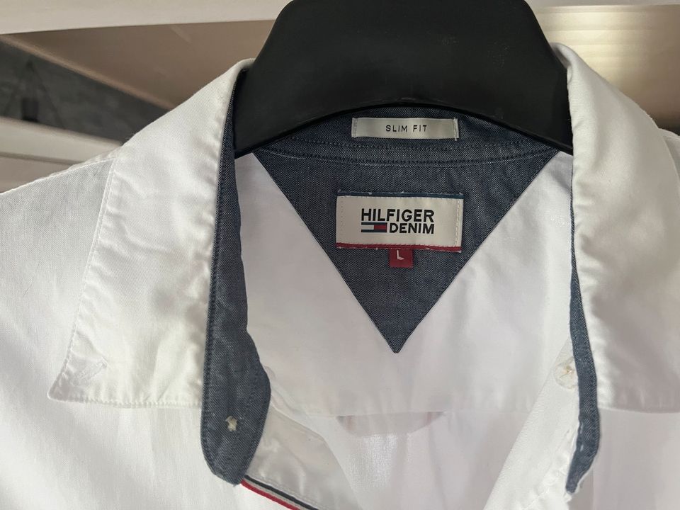 Hilfiger Denim Hemd Gr L in Walsdorf Eifel