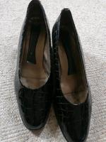 Pumps schwarz Krokodil Optik Peter Kaiser retro Hessen - Ringgau Vorschau