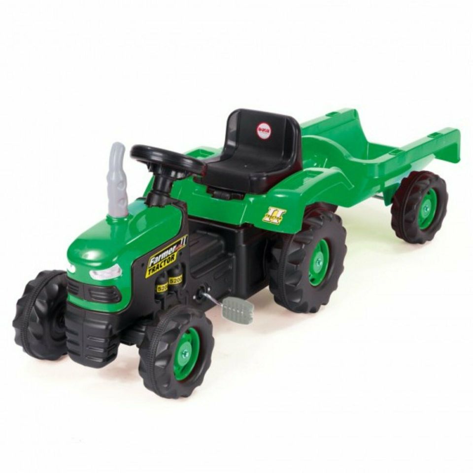 Kindertraktor mit Anhänger in grün oder rot in Göppingen