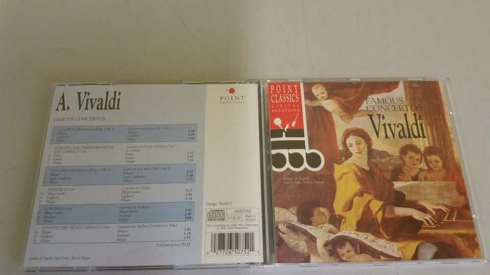 Klassik CDs Mozart, Vivaldi, Schumann, Rachmaninoff in Frankfurt (Oder)