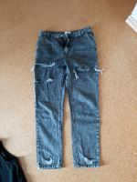 Neuwertige graue  mom Jeans tally weiil  Größe 40 für 13 Euro Nordrhein-Westfalen - Harsewinkel Vorschau